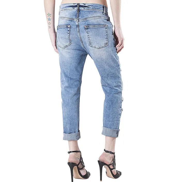 Sexy Woman Jeans Donna