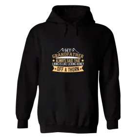 Sudadera Hombre  Hoodie Abuelo Papá Padre Hijo Hija 033