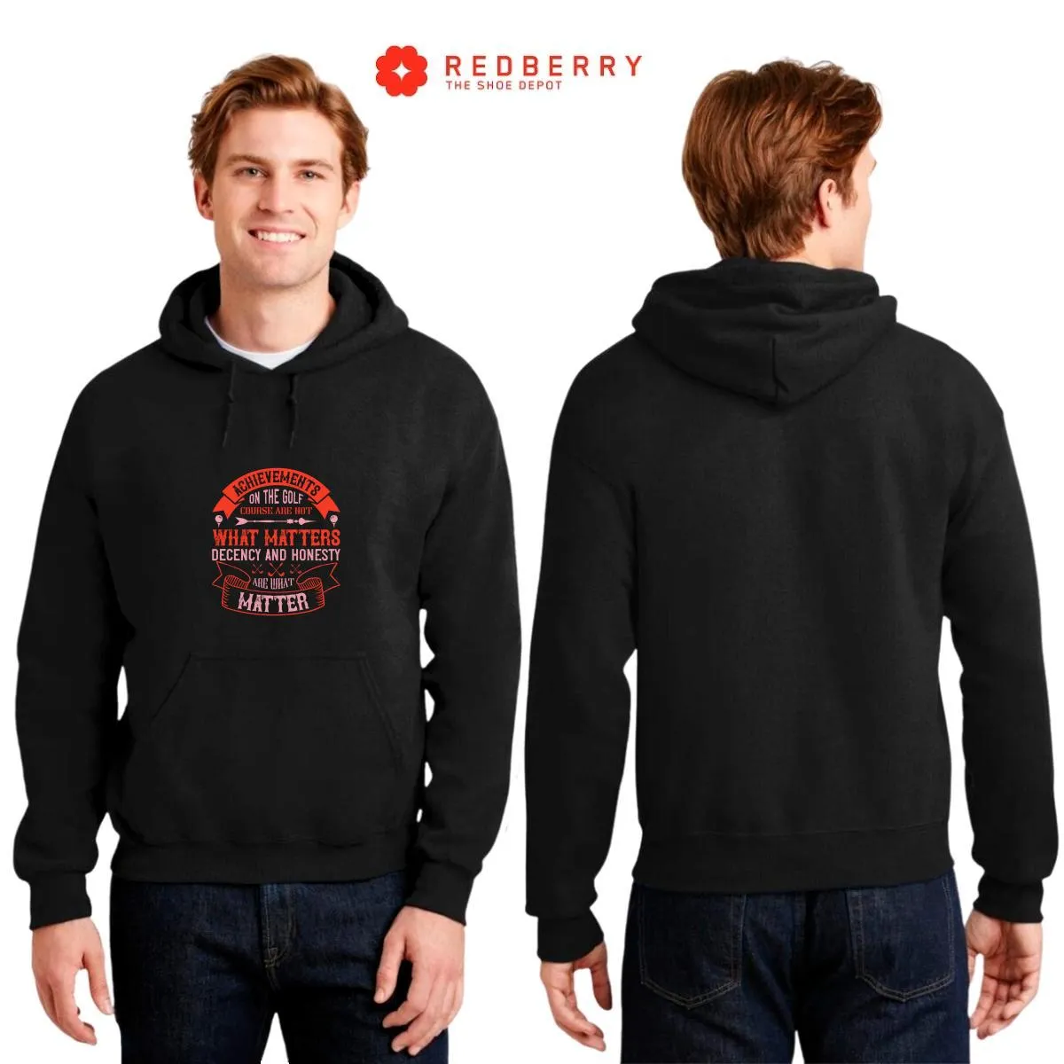 Sudadera Hombre  Hoodie Golf Deporte Frases 004