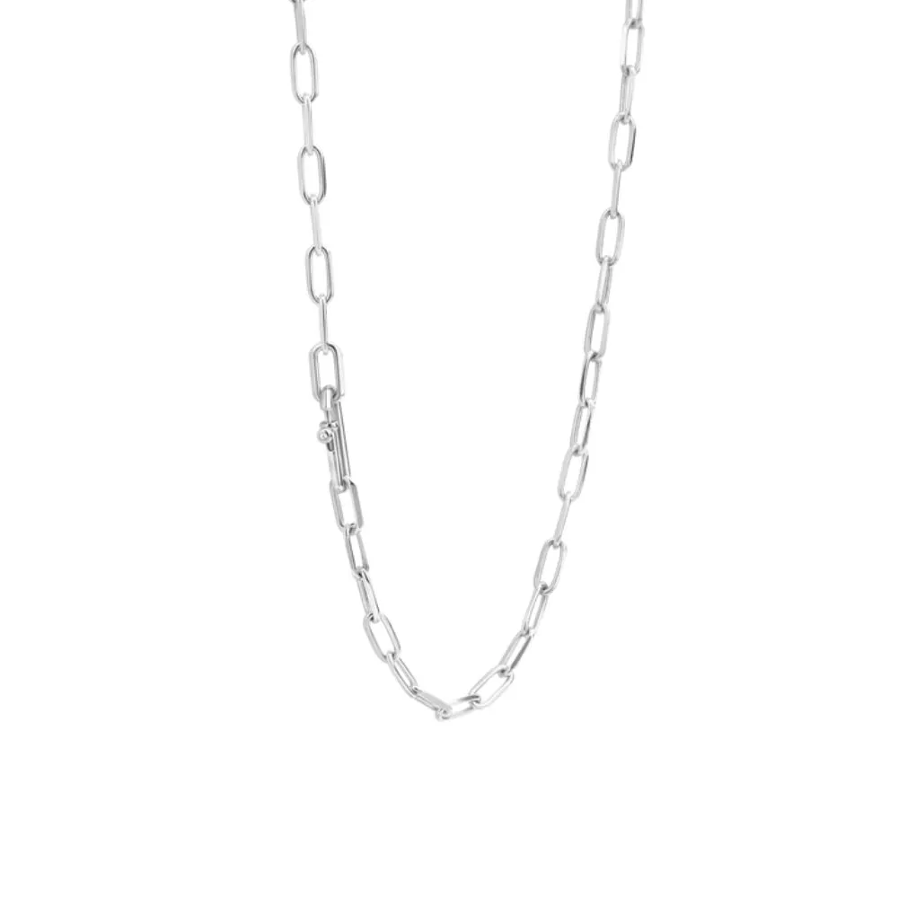 Ti Sento Closed-Forever Silver Necklace