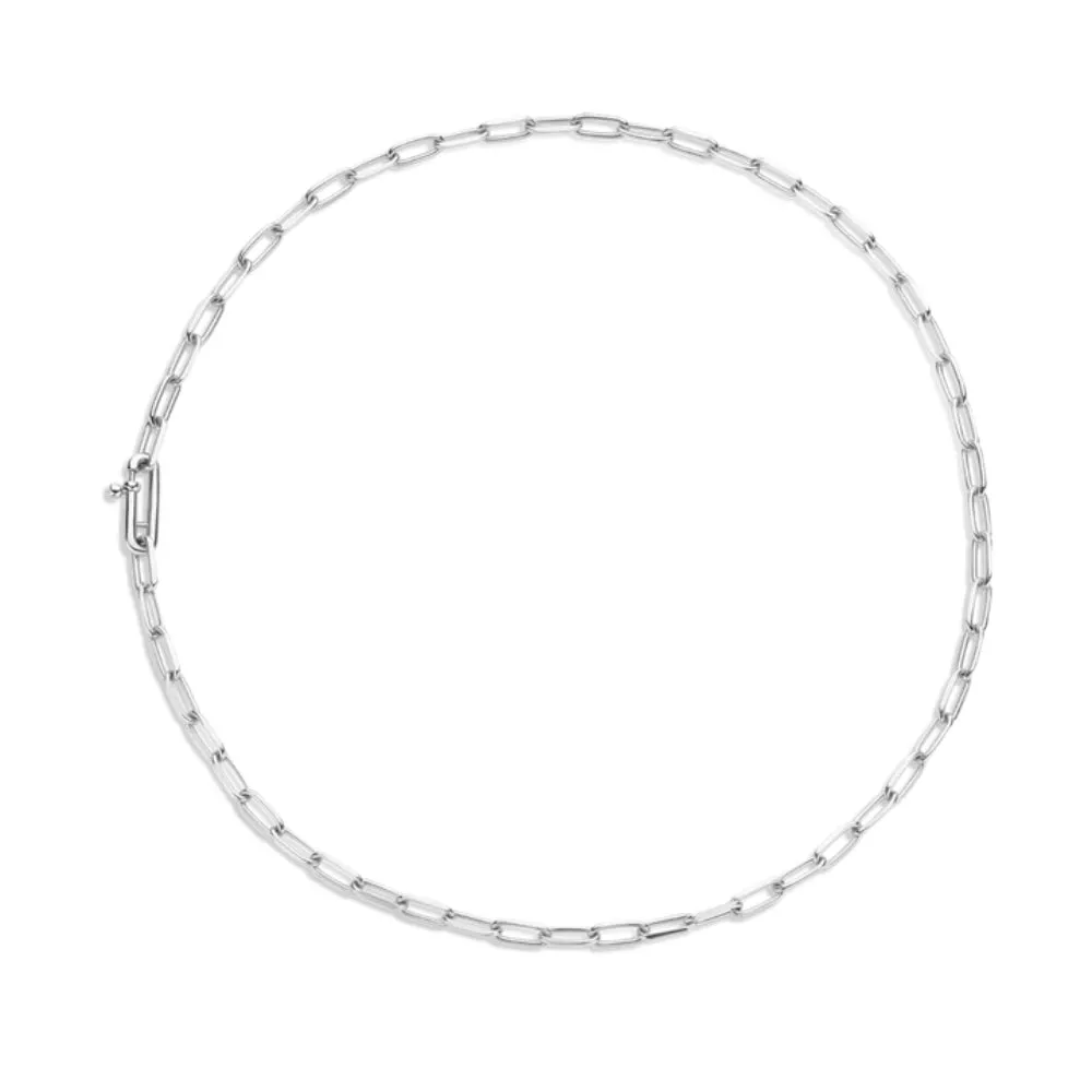 Ti Sento Closed-Forever Silver Necklace