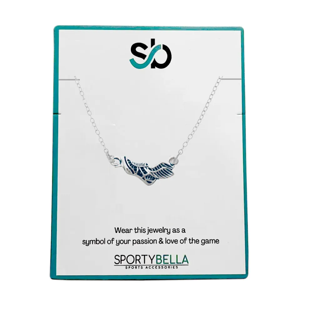 Track and Field Sneaker Connector Necklace