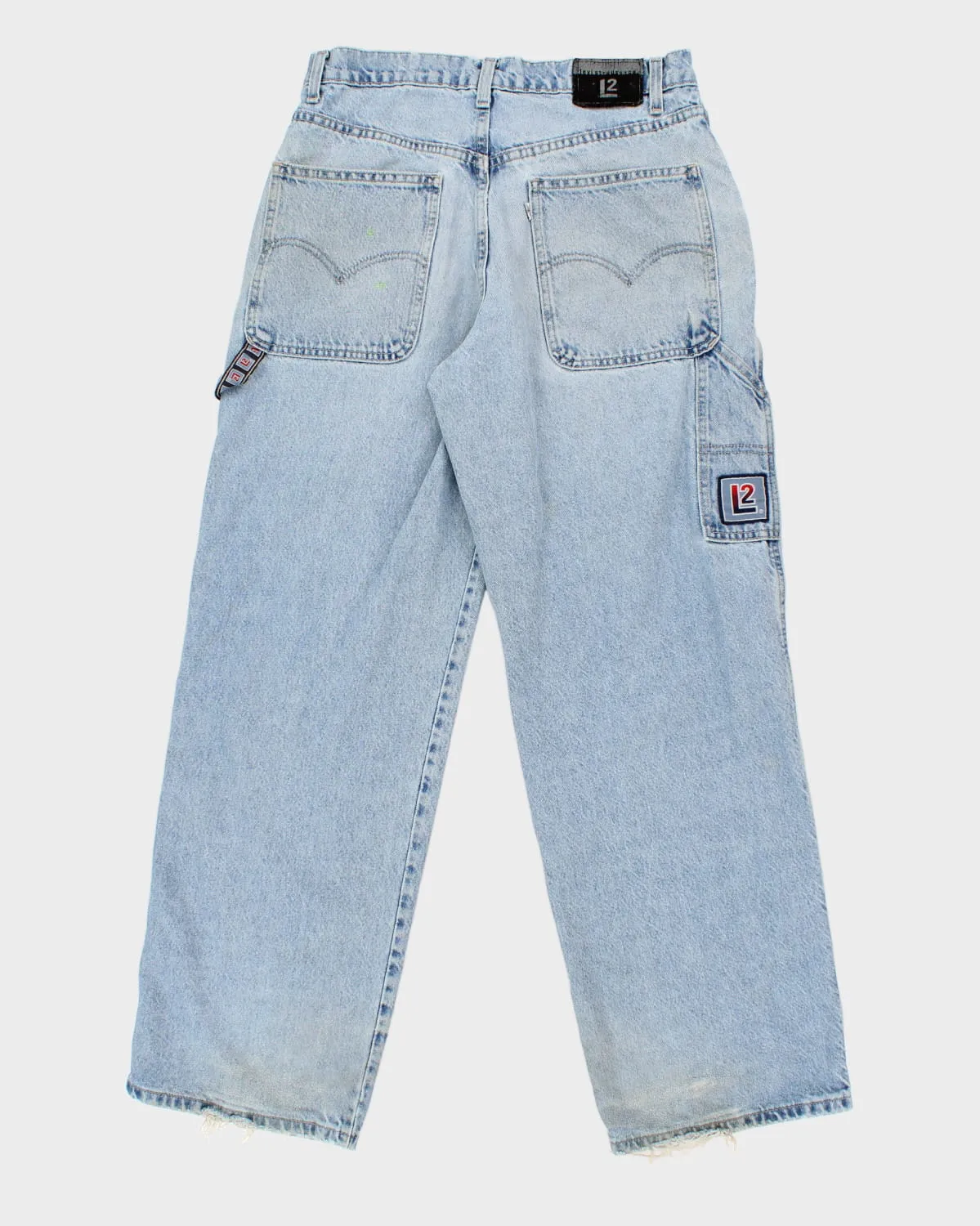 Vintage 90s Levi's L2 White Tab Carpenter Jeans - W32 L32