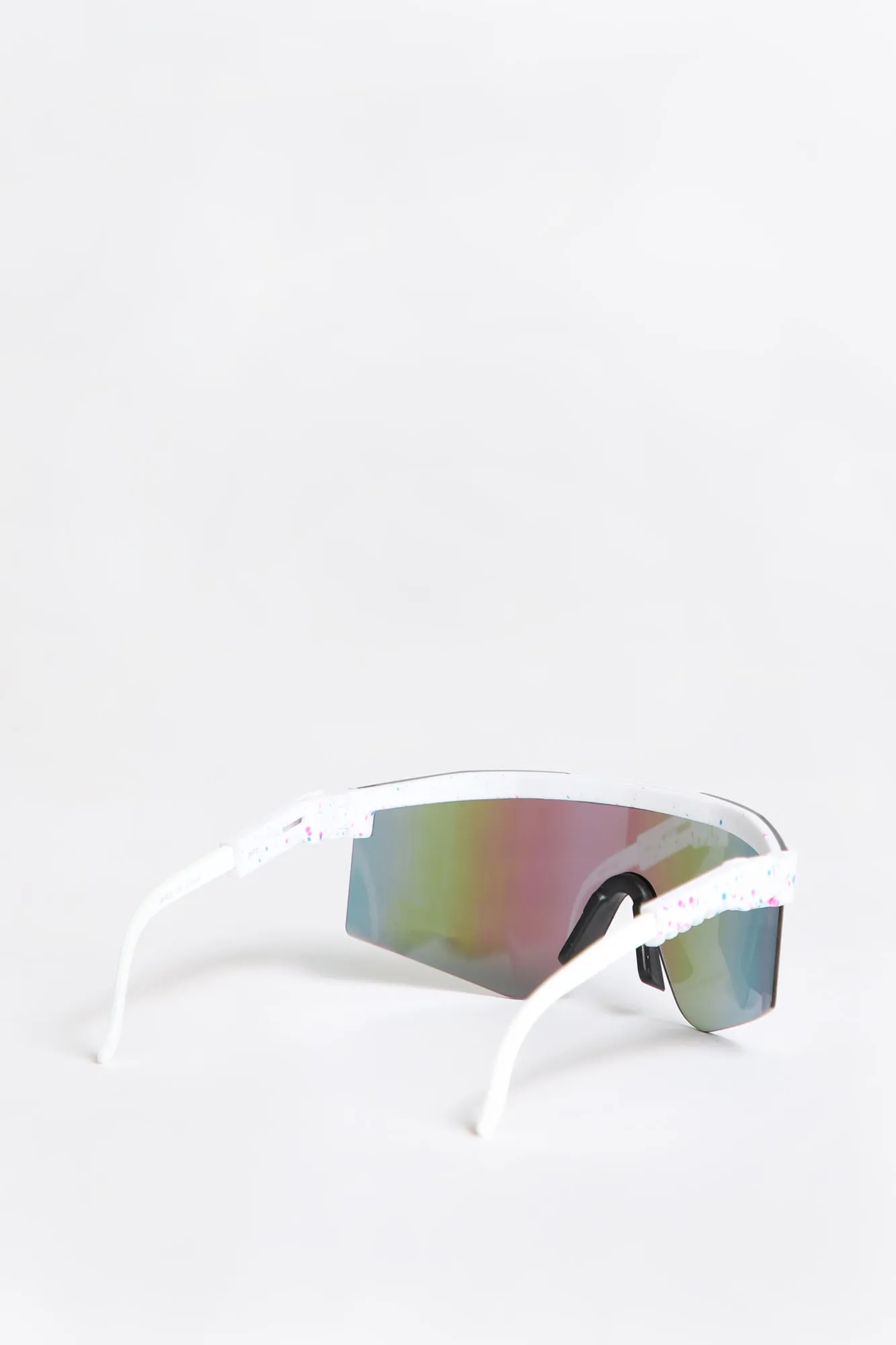 West49 Printed Shield Sunglasses