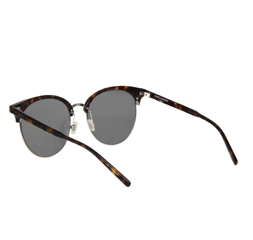 YSL SL200 Sunglasses, Dark Havana